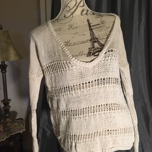 Garage cotton knit sweater size m